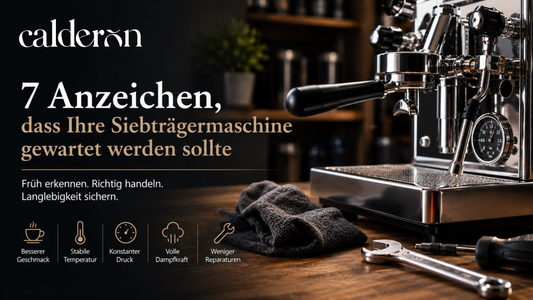 7 Anzeichen, dass Ihre Siebträgermaschine gewartet werden sollte